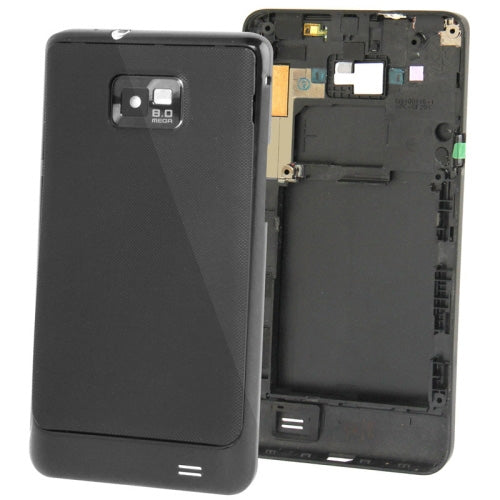 For Galaxy S II / i9100 3 in 1 Original Back Cover + Original Volume Button + Original Full Housing Chassis(Black) - Back Cover by PMC Jewellery | Online Shopping South Africa | PMC Jewellery | Buy Now Pay Later Mobicred