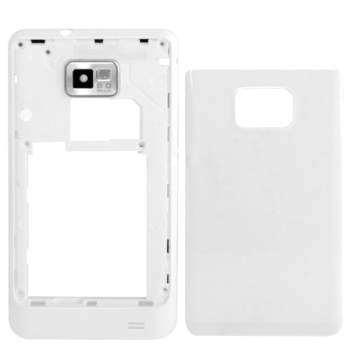 For Galaxy S II / i9100 3 in 1 Original Back Cover + Original Volume Button + Original Full Housing Chassis(White) - Back Cover by PMC Jewellery | Online Shopping South Africa | PMC Jewellery | Buy Now Pay Later Mobicred