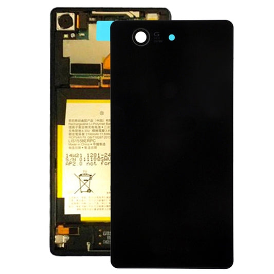 Original Battery Back Cover for Sony Xperia Z3 Compact / D5803(Black) - Back Cover by PMC Jewellery | Online Shopping South Africa | PMC Jewellery | Buy Now Pay Later Mobicred