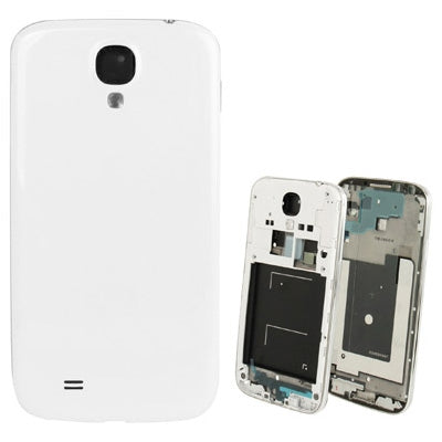 For Samsung Galaxy S IV / i9500 Original Middle Frame Bezel with Back Cover (White) - Back Cover by PMC Jewellery | Online Shopping South Africa | PMC Jewellery | Buy Now Pay Later Mobicred