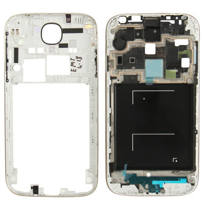 For Samsung Galaxy S IV / i9500 Original Middle Frame Bezel with Back Cover (White) - Back Cover by PMC Jewellery | Online Shopping South Africa | PMC Jewellery | Buy Now Pay Later Mobicred