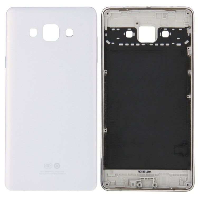 For Galaxy A7 / A700 Rear Housing  (White) - Back Cover by PMC Jewellery | Online Shopping South Africa | PMC Jewellery | Buy Now Pay Later Mobicred