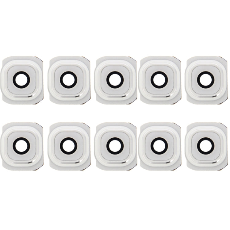 For Galaxy S6 / G920F 10pcs Camera Lens Cover  (White) - Camera by PMC Jewellery | Online Shopping South Africa | PMC Jewellery