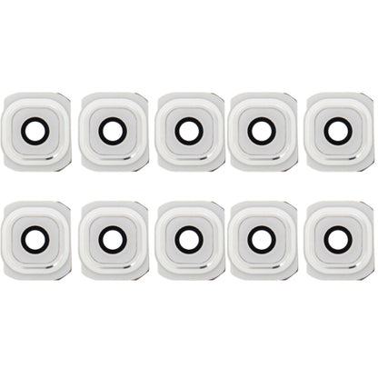 For Galaxy S6 / G920F 10pcs Camera Lens Cover  (White) - Camera by PMC Jewellery | Online Shopping South Africa | PMC Jewellery