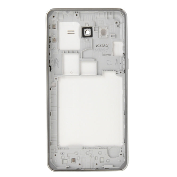 For Galaxy Grand Prime / G530 Dual SIM Card Version Full Housing Cover (Middle Frame Bezel + Battery Back Cover) + Home Button (White) - Back Cover by PMC Jewellery | Online Shopping South Africa | PMC Jewellery | Buy Now Pay Later Mobicred