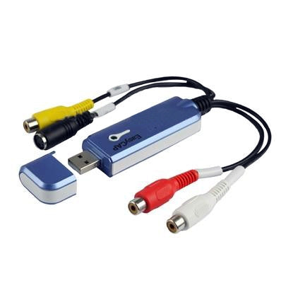 Easycap USB 2.0 Video Capture & Edit with Audio (Supports NTSC/PAL/SECAM, Video format)(Blue) - Video Capture Card by PMC Jewellery | Online Shopping South Africa | PMC Jewellery