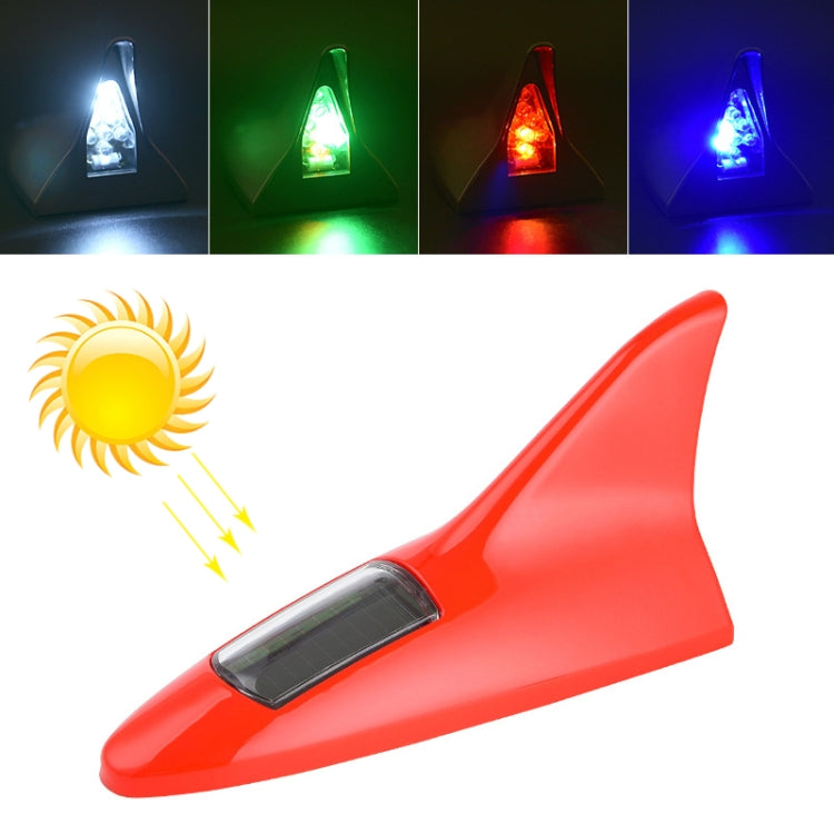 Solar Shark Fin High-positioned Alarm Light(Red) - Warning Lights by PMC Jewellery | Online Shopping South Africa | PMC Jewellery | Buy Now Pay Later Mobicred