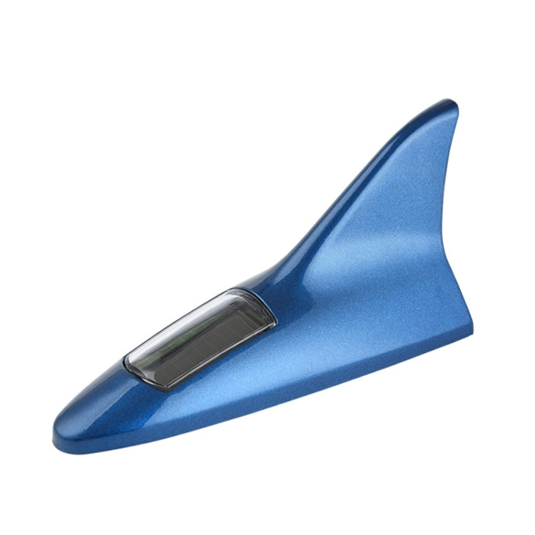 Solar Shark Fin High-positioned Alarm Light(Blue) - Warning Lights by PMC Jewellery | Online Shopping South Africa | PMC Jewellery | Buy Now Pay Later Mobicred