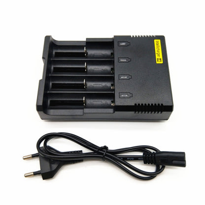 Universal Lithium Battery Charger for 26650 / 22650 / 18650 / 17670 / 18490 / 17500 / 17335 / 16340 / 14500 / 10440 (100V - 240V)(Black) - Charger & Converter by PMC Jewellery | Online Shopping South Africa | PMC Jewellery | Buy Now Pay Later Mobicred