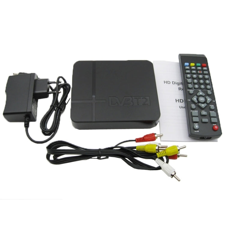 Mini Terrestrial Receiver HD DVB-T2 Set Top Box, Support USB / HDMI / MPEG4 /H.264(UK Plug) - DVB-T & Analog Solutions by PMC Jewellery | Online Shopping South Africa | PMC Jewellery | Buy Now Pay Later Mobicred