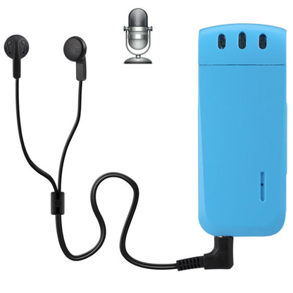 WR-16 Mini Professional 8GB Digital Voice Recorder with Belt Clip, Support WAV Recording Format(Blue) -  by PMC Jewellery | Online Shopping South Africa | PMC Jewellery | Buy Now Pay Later Mobicred