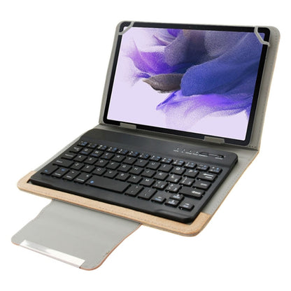 Universal Leather Tablet Case with Separable Bluetooth Keyboard and Holder for 7 inch Tablet PC(Brown) - Universal Keyboard by PMC Jewellery | Online Shopping South Africa | PMC Jewellery