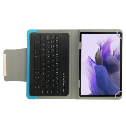 Universal Leather Tablet Case with Separable Bluetooth Keyboard and Holder for 10.1 inch Tablet PC(Blue) - Universal Keyboard by PMC Jewellery | Online Shopping South Africa | PMC Jewellery