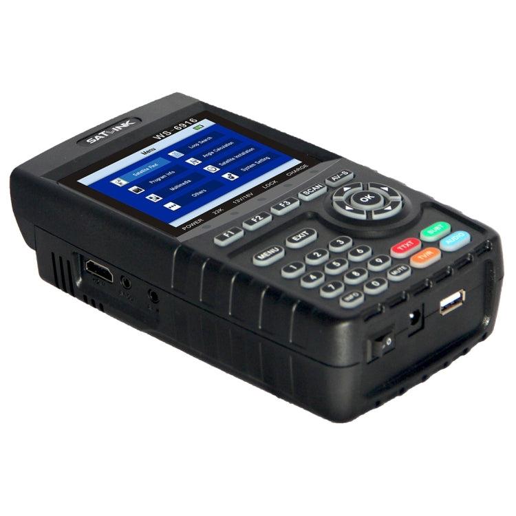 SATLINK WS6916 Digital Satellite Signal Finder Meter, 3.5 inch TFT LCD Screen, Support DVB-S / S2, MPEG-2 / MPEG-4(EU Plug) - Satellite Finder by PMC Jewellery | Online Shopping South Africa | PMC Jewellery | Buy Now Pay Later Mobicred