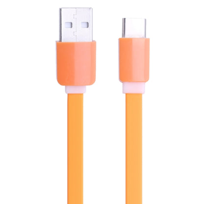 1m 2A 110 Copper Core Wires Retractable USB-C / Type-C to USB Data Sync Charging Cable(Orange) - USB-C & Type-C Cable by PMC Jewellery | Online Shopping South Africa | PMC Jewellery | Buy Now Pay Later Mobicred