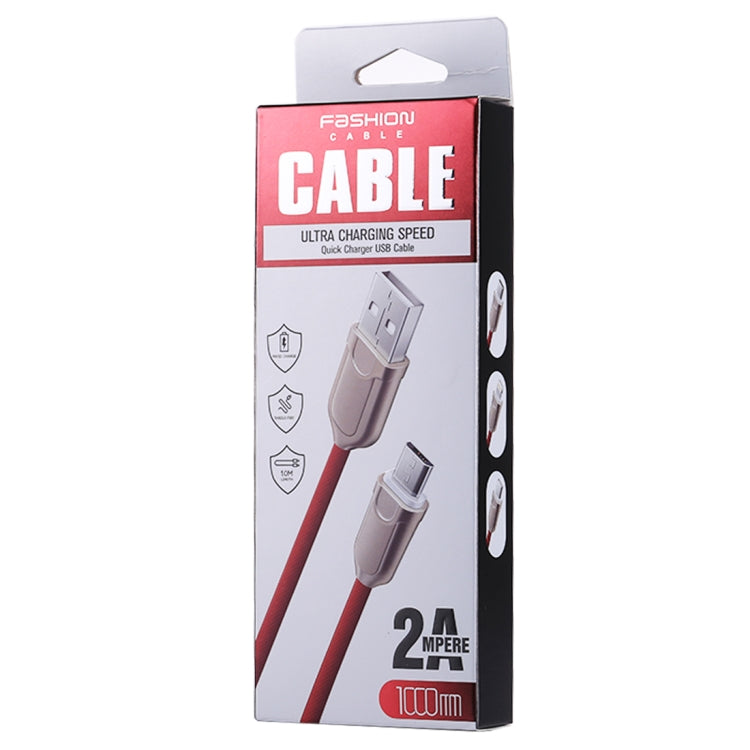 1m 2A USB-C / Type-C to USB 2.0 Data Sync Quick Charger Cable(Red) - USB-C & Type-C Cable by PMC Jewellery | Online Shopping South Africa | PMC Jewellery | Buy Now Pay Later Mobicred