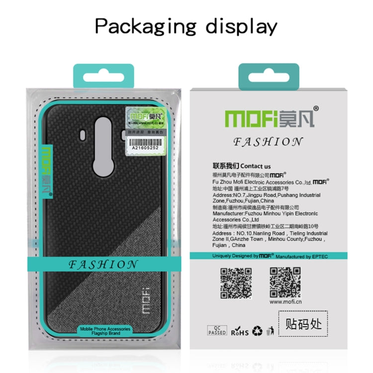 MOFI Honors Series Full Coverage TPU + PC + Cloth Pasted Case for Galaxy Note 9(Black) - Galaxy Phone Cases by MOFI | Online Shopping South Africa | PMC Jewellery