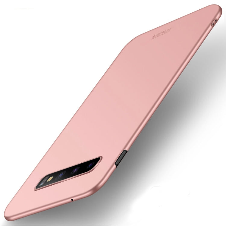 MOFI Frosted PC Ultra-thin Full Coverage Case for Galaxy S10(Rose Gold) - Galaxy Phone Cases by MOFI | Online Shopping South Africa | PMC Jewellery