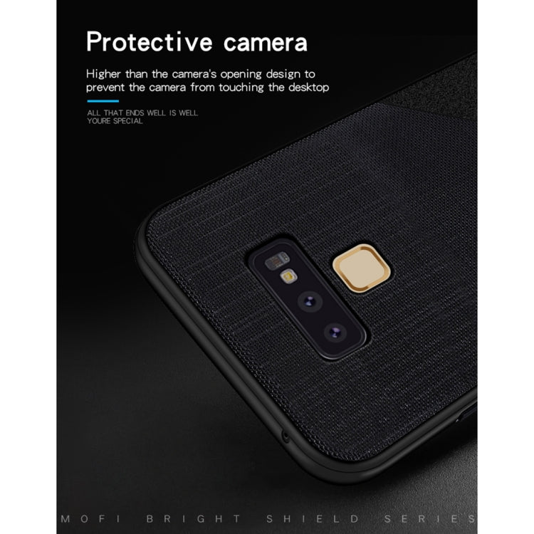 MOFI Shockproof TPU + PC + Cloth Pasted Case for Galaxy Note 9(Black) - Galaxy Phone Cases by MOFI | Online Shopping South Africa | PMC Jewellery