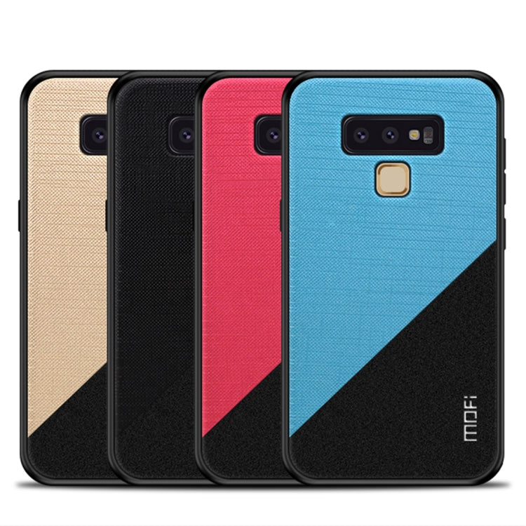 MOFI Shockproof TPU + PC + Cloth Pasted Case for Galaxy Note 9(Black) - Galaxy Phone Cases by MOFI | Online Shopping South Africa | PMC Jewellery