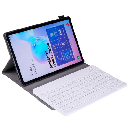 A860 For Samsung Galaxy Tab S6 10.5 inch T860 / T865 Detachable Bluetooth Keyboard Tablet Case with Pen Holder Elastic Strap(Gold) - Samsung Keyboard by PMC Jewellery | Online Shopping South Africa | PMC Jewellery