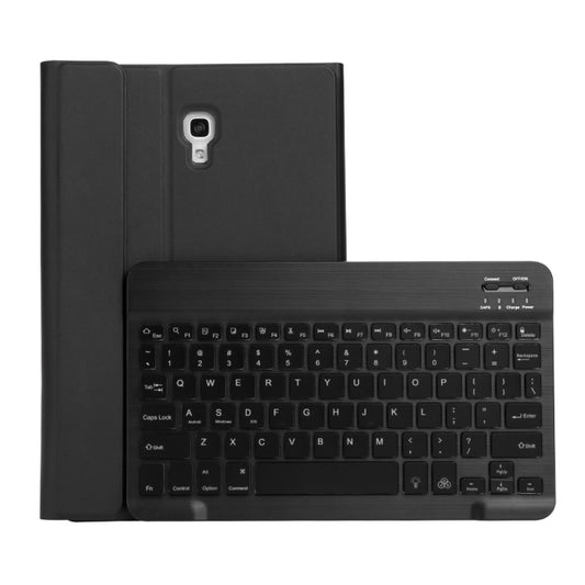 ST590S Bluetooth 3.0 Fine Wool Texture PU Leather ABS Detachable Seven-color Backlight Bluetooth Keyboard Leather Tablet Case for Samsung Galaxy Tab A 10.5 inch T590 / T595, with Pen Slot & Holder (Black) - Samsung Keyboard by PMC Jewellery | Online Shopping South Africa | PMC Jewellery