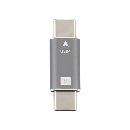 USB-C / Type-C 4.0 Male to Male Plug Converter 40Gbps Data Sync Adapter - Cable & Adapters by PMC Jewellery | Online Shopping South Africa | PMC Jewellery | Buy Now Pay Later Mobicred