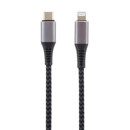 1m USB-C / Type-C to 8 Pin Nylon Braided Data Sync Fast Charging Cable - MFI Cable by PMC Jewellery | Online Shopping South Africa | PMC Jewellery | Buy Now Pay Later Mobicred