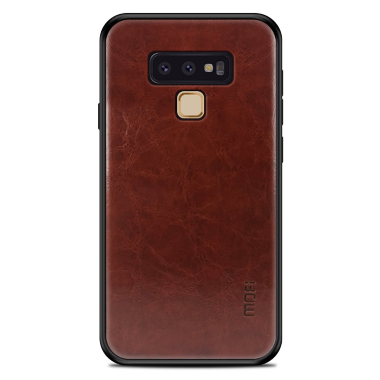 MOFI Shockproof TPU + PC + Leather Pasted Case for Galaxy Note 9(Dark Brown) - Galaxy Phone Cases by MOFI | Online Shopping South Africa | PMC Jewellery