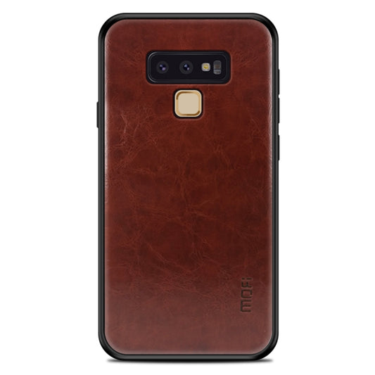 MOFI Shockproof TPU + PC + Leather Pasted Case for Galaxy Note 9(Dark Brown) - Galaxy Phone Cases by MOFI | Online Shopping South Africa | PMC Jewellery