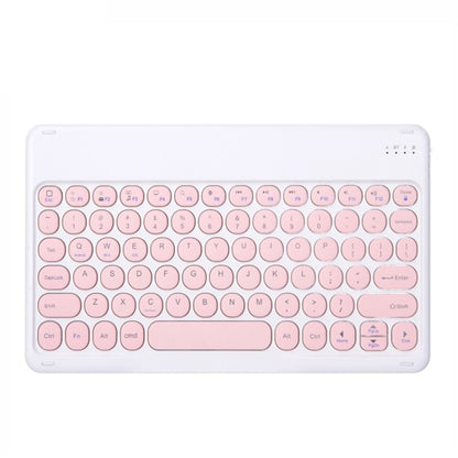 X3 10 inch Universal Tablet Round Keycap Wireless Bluetooth Keyboard (Pink) - Universal Keyboard by PMC Jewellery | Online Shopping South Africa | PMC Jewellery