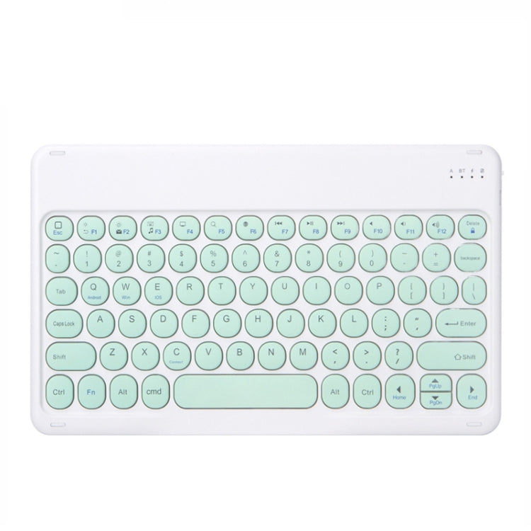 X3 10 inch Universal Tablet Round Keycap Wireless Bluetooth Keyboard (Green) - Universal Keyboard by PMC Jewellery | Online Shopping South Africa | PMC Jewellery