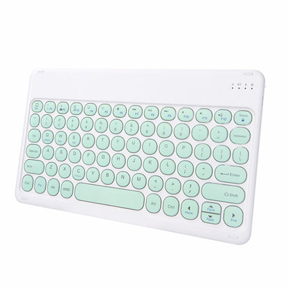 X3 10 inch Universal Tablet Round Keycap Wireless Bluetooth Keyboard (Green) - Universal Keyboard by PMC Jewellery | Online Shopping South Africa | PMC Jewellery