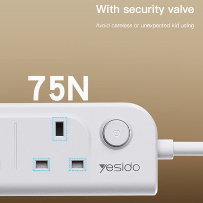 Yesido MC19 2m Home High Power Fast Charging Socket, EU Plug - Extension Socket by Yesido | Online Shopping South Africa | PMC Jewellery | Buy Now Pay Later Mobicred