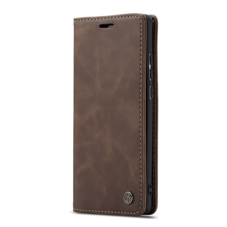 CaseMe-013 Multifunctional Retro Frosted Horizontal Flip Leather Case for Galaxy A20 / A30, with Card Slot & Holder & Wallet (Coffee) - Galaxy Phone Cases by CaseMe | Online Shopping South Africa | PMC Jewellery | Buy Now Pay Later Mobicred