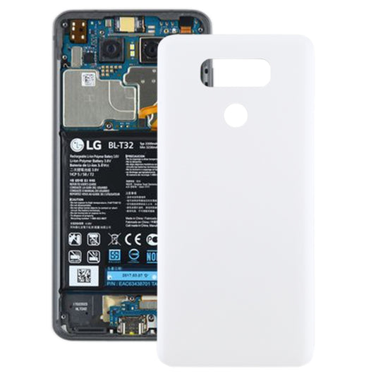 Back Cover for LG G6 / H870 / H870DS / H872 / LS993 / VS998 / US997(White) - For LG by PMC Jewellery | Online Shopping South Africa | PMC Jewellery | Buy Now Pay Later Mobicred