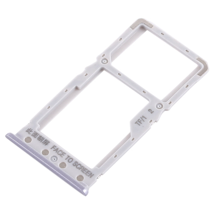 SIM Card Tray + SIM Card Tray / Micro SD Card Tray for Xiaomi Redmi 6 / Redmi 6A(Silver) - Card Tray by PMC Jewellery | Online Shopping South Africa | PMC Jewellery