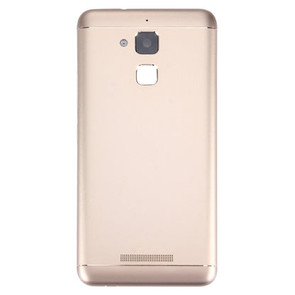 Aluminium Alloy Back Battery Cover for ASUS ZenFone 3 Max / ZC520TL(Gold) - Back Cover by PMC Jewellery | Online Shopping South Africa | PMC Jewellery | Buy Now Pay Later Mobicred