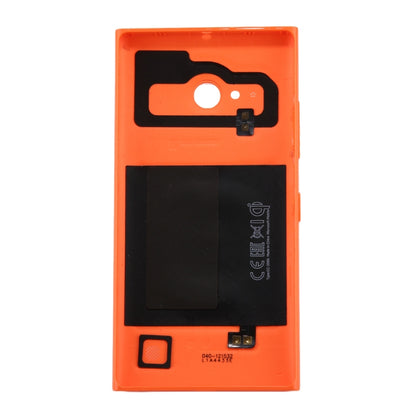 Solid Color NFC Battery Back Cover for Nokia Lumia 735 (Orange) - Back Cover by PMC Jewellery | Online Shopping South Africa | PMC Jewellery | Buy Now Pay Later Mobicred