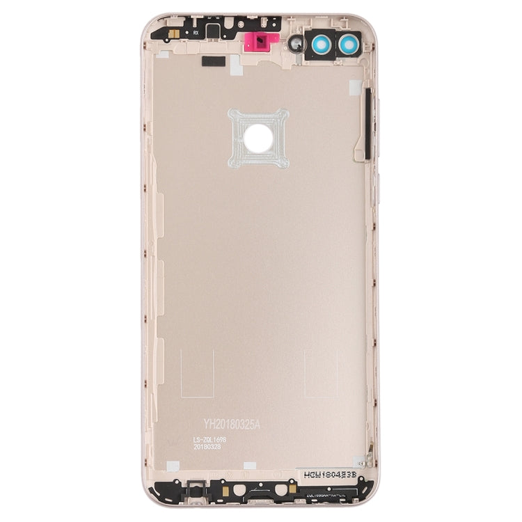 Back Cover with Side Keys for Huawei Honor Play 7C(Gold) - Back Cover by PMC Jewellery | Online Shopping South Africa | PMC Jewellery | Buy Now Pay Later Mobicred