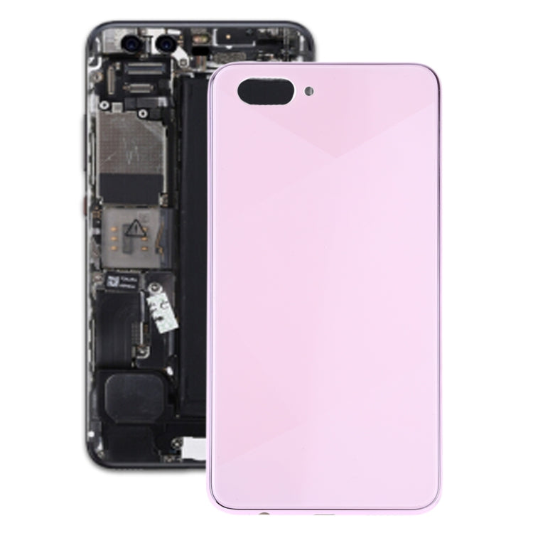 For OPPO A5 / A3s Back Cover with Frame (Pink) - Back Cover by PMC Jewellery | Online Shopping South Africa | PMC Jewellery | Buy Now Pay Later Mobicred
