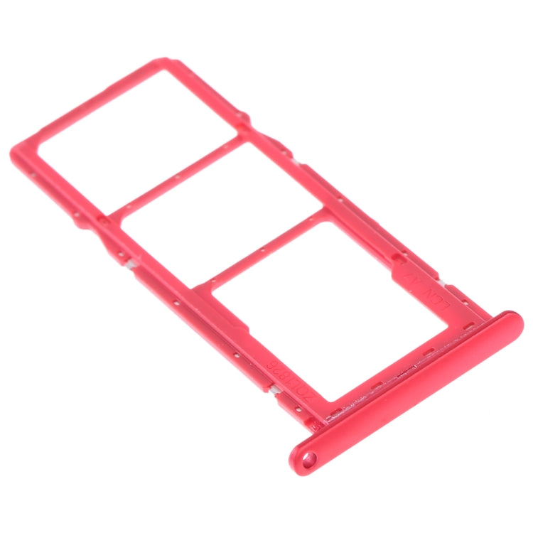 SIM Card Tray + SIM Card Tray + Micro SD Card Tray for Huawei Y7 (2019) / Y7 Pro (2019) / Y7 Prime (2019) (Red) - Card Socket by PMC Jewellery | Online Shopping South Africa | PMC Jewellery