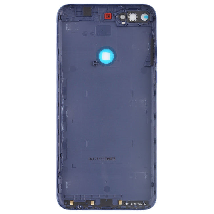 Back Cover with Side Keys for Huawei Y7 (2018)(Blue) - Back Cover by PMC Jewellery | Online Shopping South Africa | PMC Jewellery | Buy Now Pay Later Mobicred