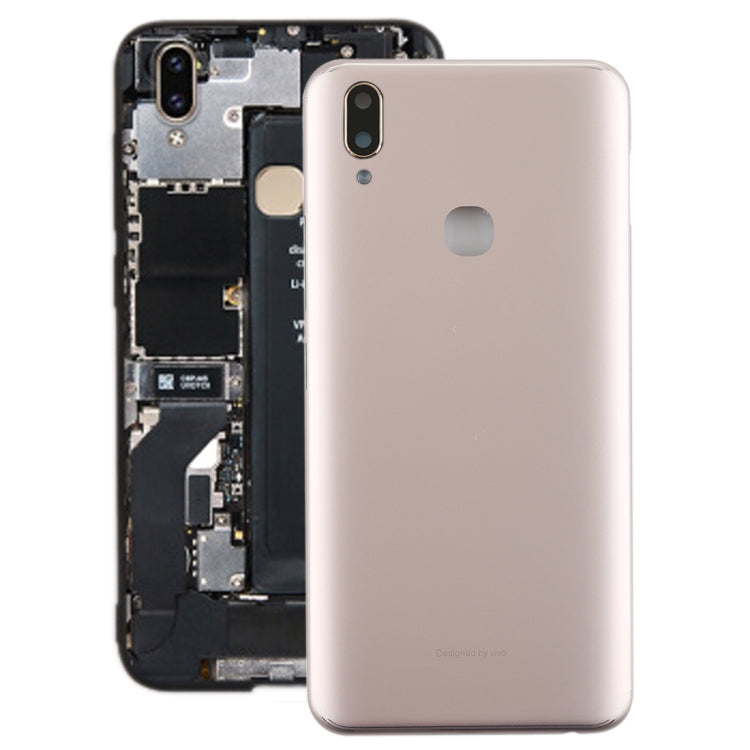 For Vivo Y85 Back Cover with Camera Lens Side Keys (Gold) - Back Cover by PMC Jewellery | Online Shopping South Africa | PMC Jewellery | Buy Now Pay Later Mobicred