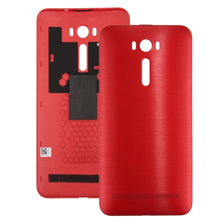 Original Brushed Texture Back Battery Cover for Asus Zenfone 2 Laser / ZE601KL (Red) - Back Cover by PMC Jewellery | Online Shopping South Africa | PMC Jewellery | Buy Now Pay Later Mobicred