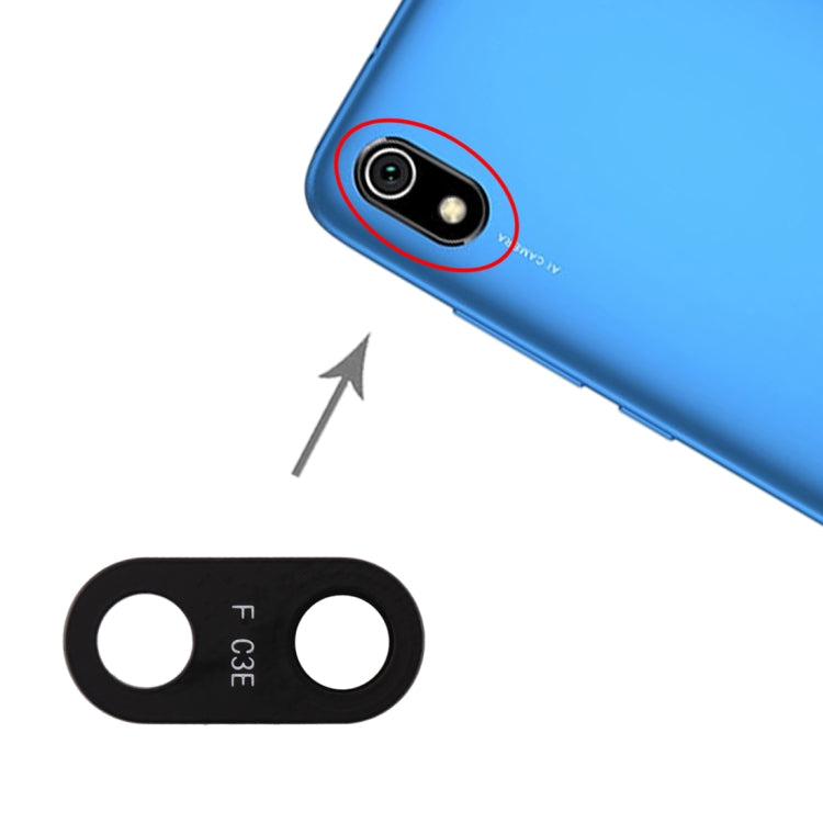 10 PCS Back Camera Lens for Xiaomi Redmi 7A - Camera by PMC Jewellery | Online Shopping South Africa | PMC Jewellery