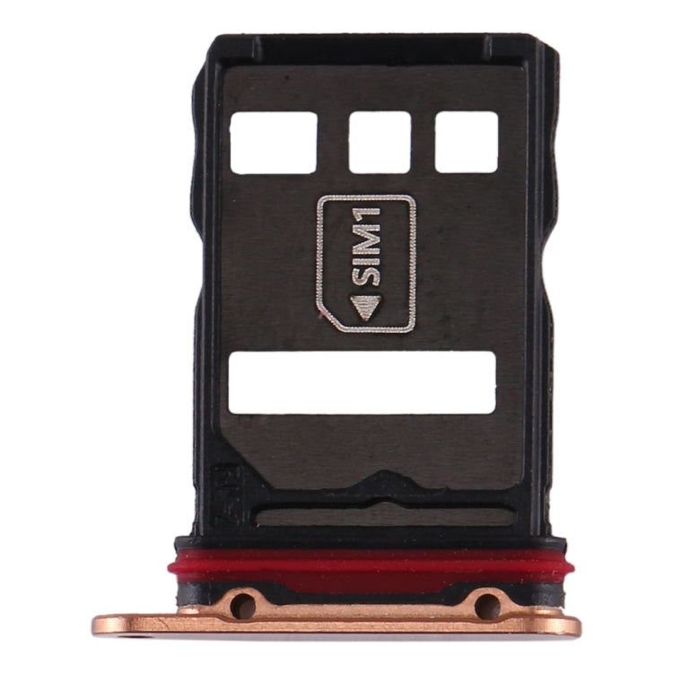 Original SIM Card Tray + NM Card Tray for Huawei Mate 30 Pro (Gold) - Card Socket by PMC Jewellery | Online Shopping South Africa | PMC Jewellery | Buy Now Pay Later Mobicred