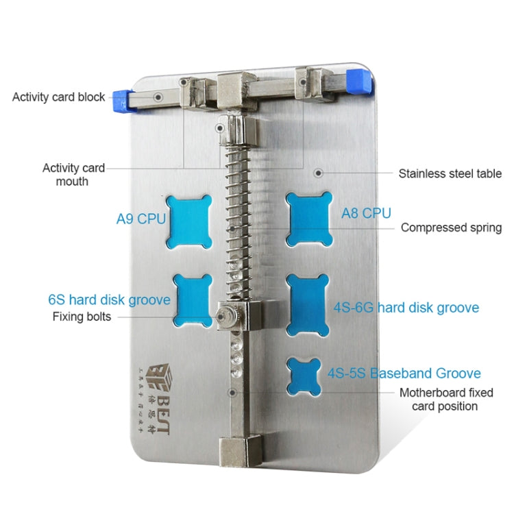 BEST- 001D Stainless Steel Circuit Board Soldering Desoldering PCB Repair Holder Fixtures Mobile Phone Repairing Tool - Repair Fixture by BEST | Online Shopping South Africa | PMC Jewellery | Buy Now Pay Later Mobicred