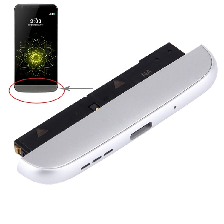 (Charging Dock + Microphone + Speaker Ringer Buzzer) Module for LG G5 / H858(Silver) - For LG by PMC Jewellery | Online Shopping South Africa | PMC Jewellery | Buy Now Pay Later Mobicred