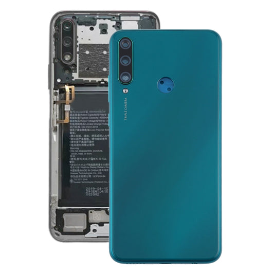 Original Battery Back Cover with Camera Lens Cover for Huawei Y6p(Green) - Back Cover by PMC Jewellery | Online Shopping South Africa | PMC Jewellery